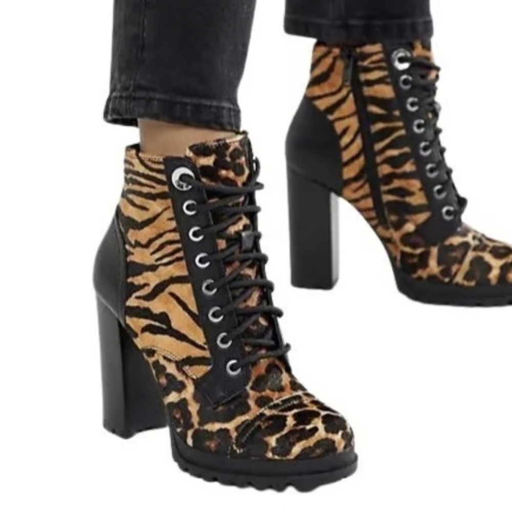 Aldo Marille Chunky Sole Heel Combat Boots